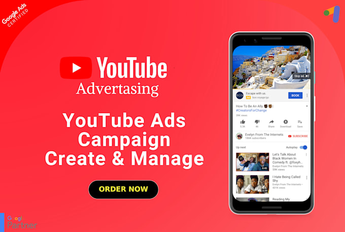 YouTube Ads campaign create and manage